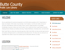Tablet Screenshot of buttecountylawlibrary.org